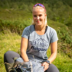 Hot Bergans Classic V2 W Tee - Husky Blue