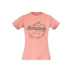 Cheap Bergans Classic Youth Girl Tee - Peach Pink
