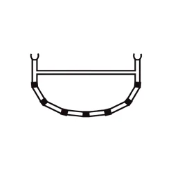 Flash Sale Bergans 4-Cross Rib W/Top Bar 15/16,5/18 -