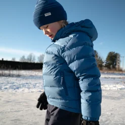 Fashion Bergans Down Kids Jacket - Riviera Blue