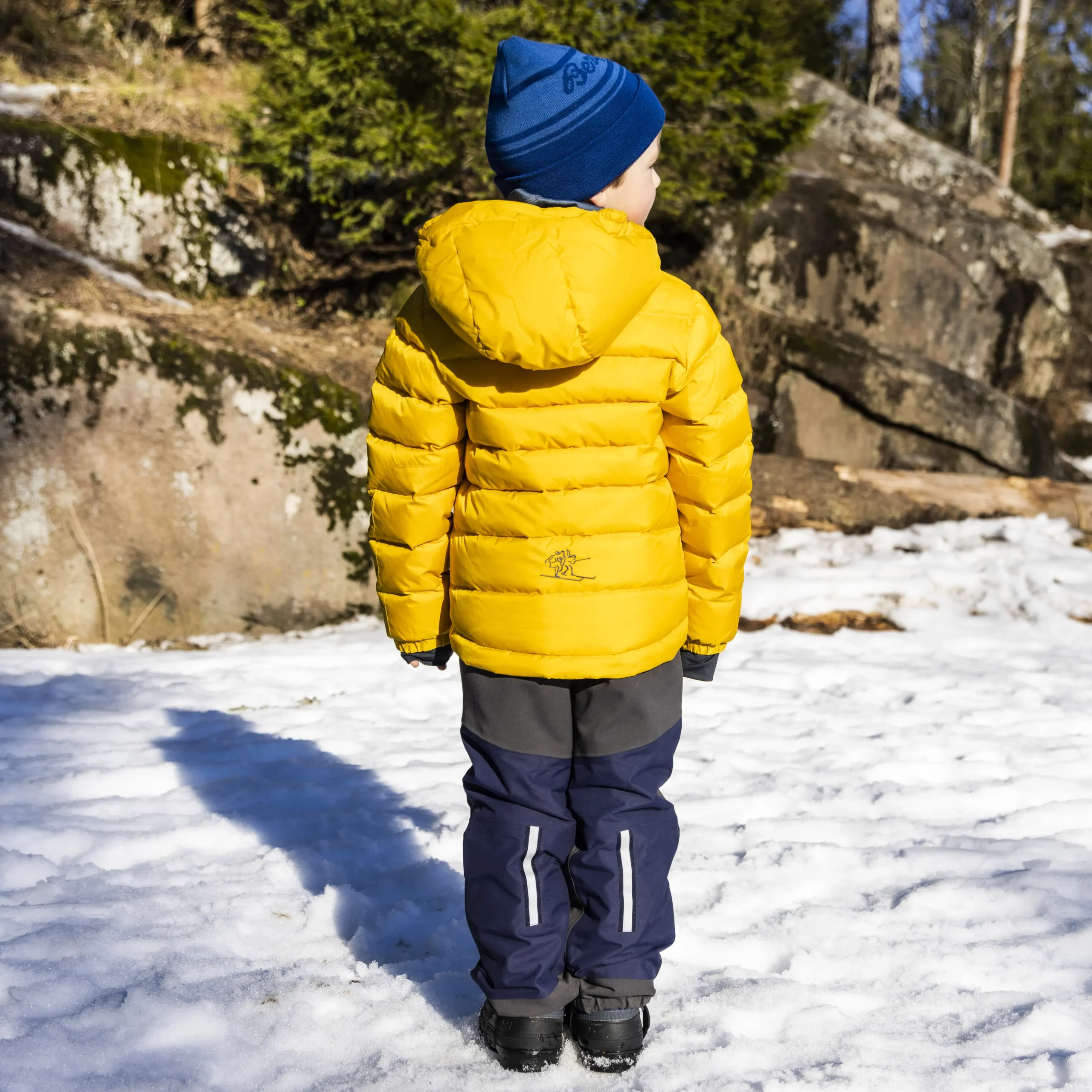 Sale Bergans Down Kids Jacket - Light Golden Yellow