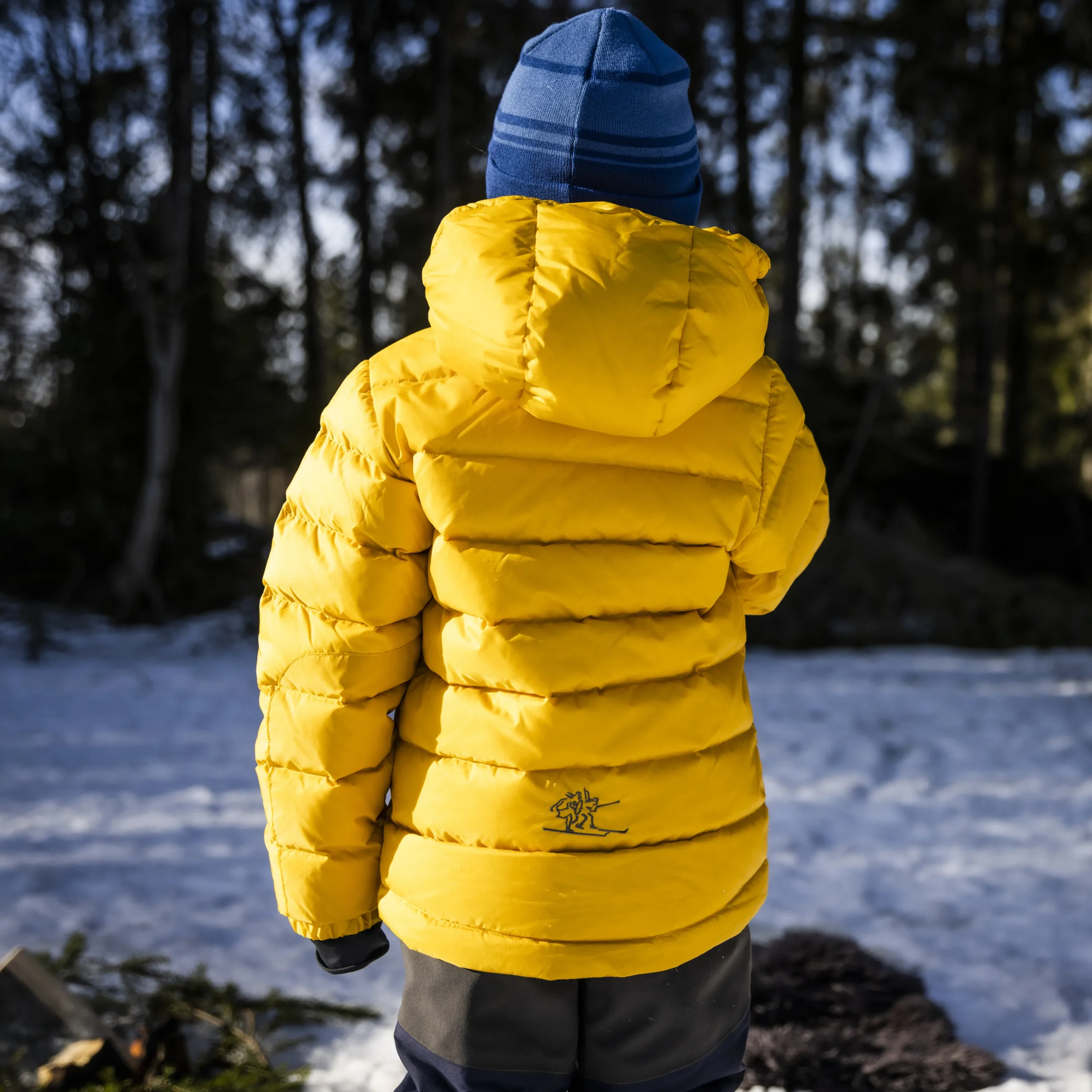 Sale Bergans Down Kids Jacket - Light Golden Yellow