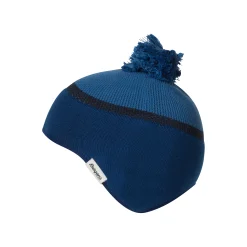 Online Bergans Earflap Kids Beanie - Dark Riviera Blue