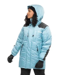New Bergans Expedition Down Unisex Parka - Arctic Ocean Blue / Black