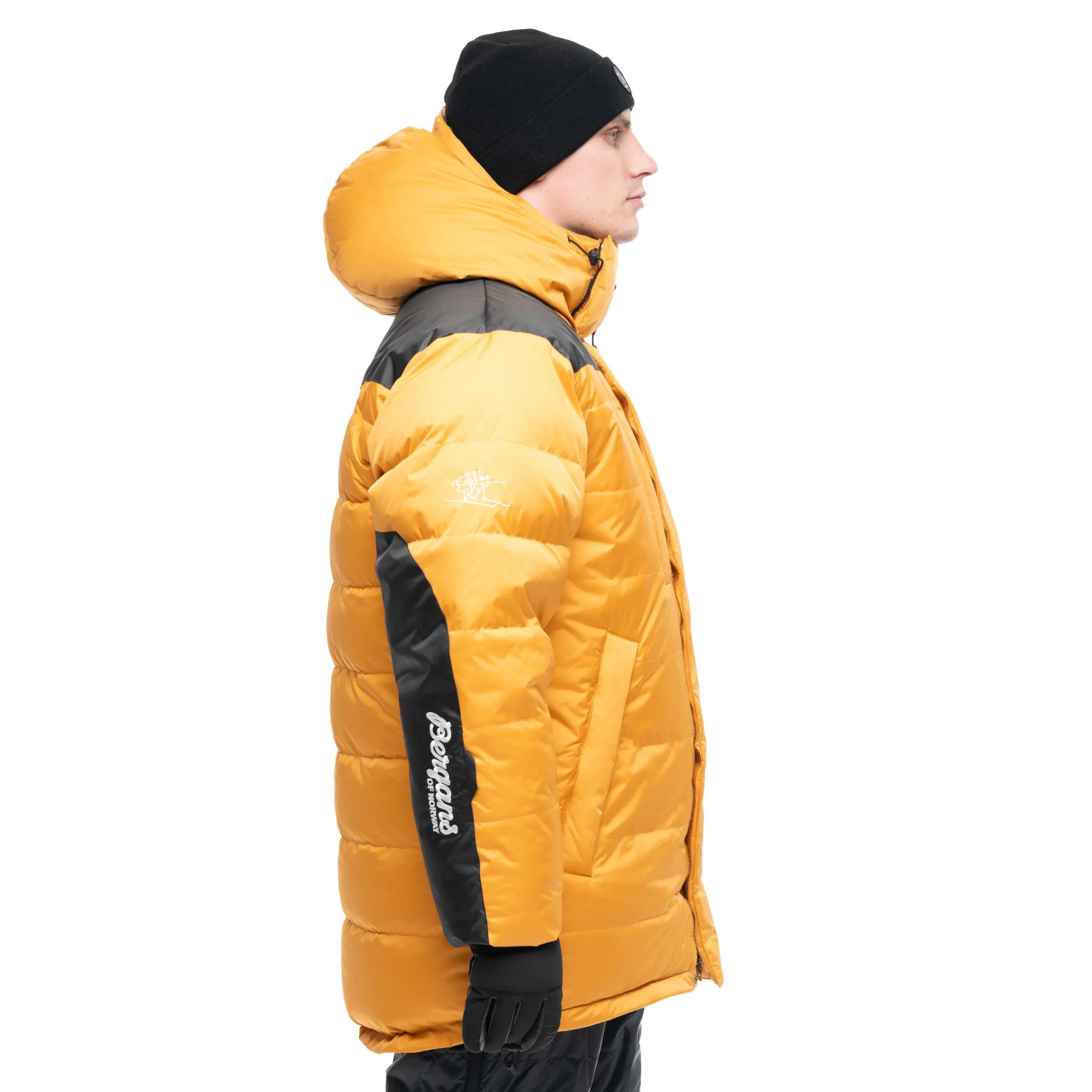 Best Bergans Expedition Down Unisex Parka - Arctic Ocean Yellow / Black