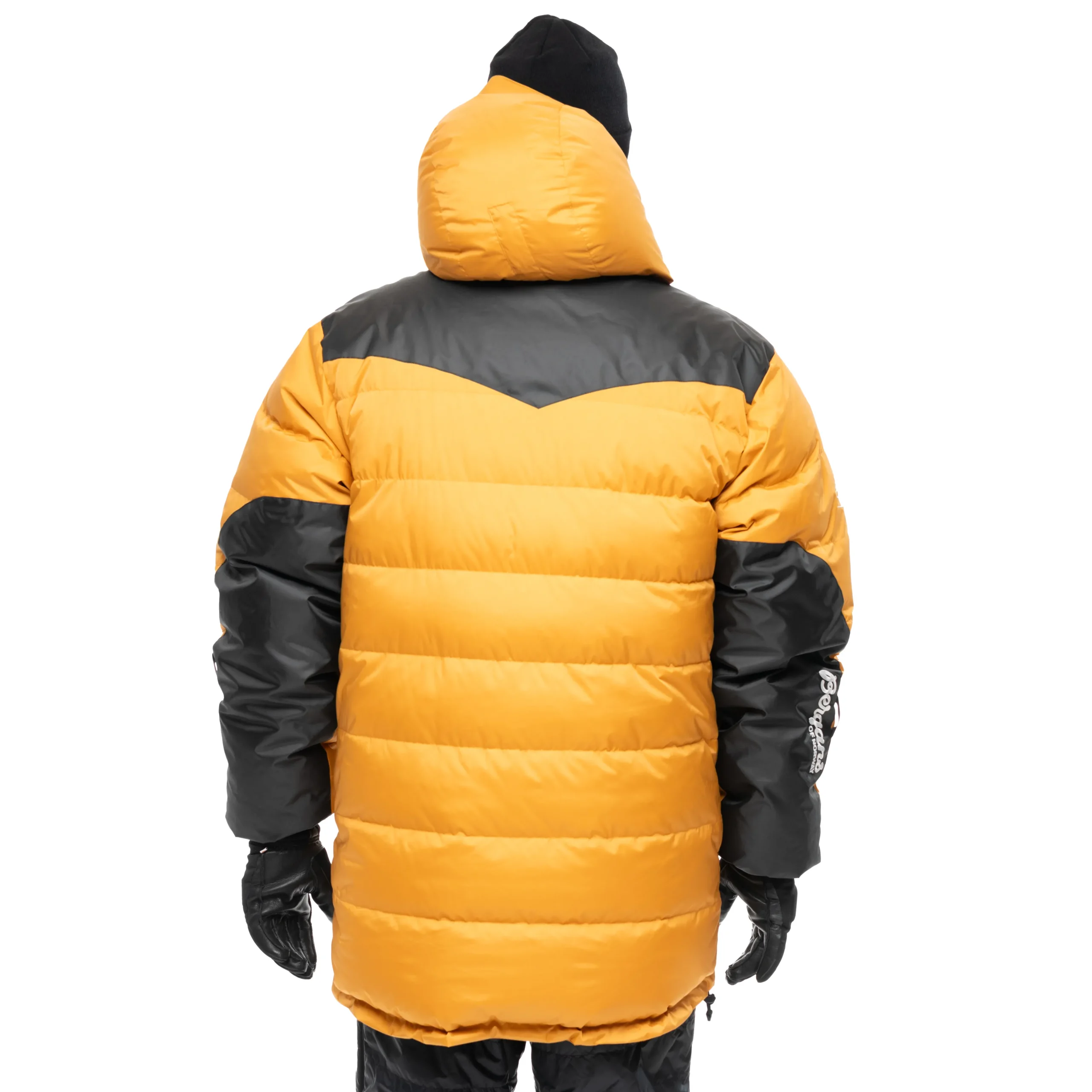 Best Bergans Expedition Down Unisex Parka - Arctic Ocean Yellow / Black