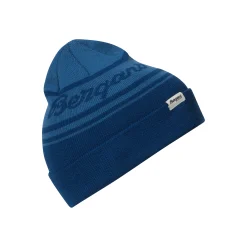 Shop Bergans Find My Kids Beanie - Dark Riviera Blue