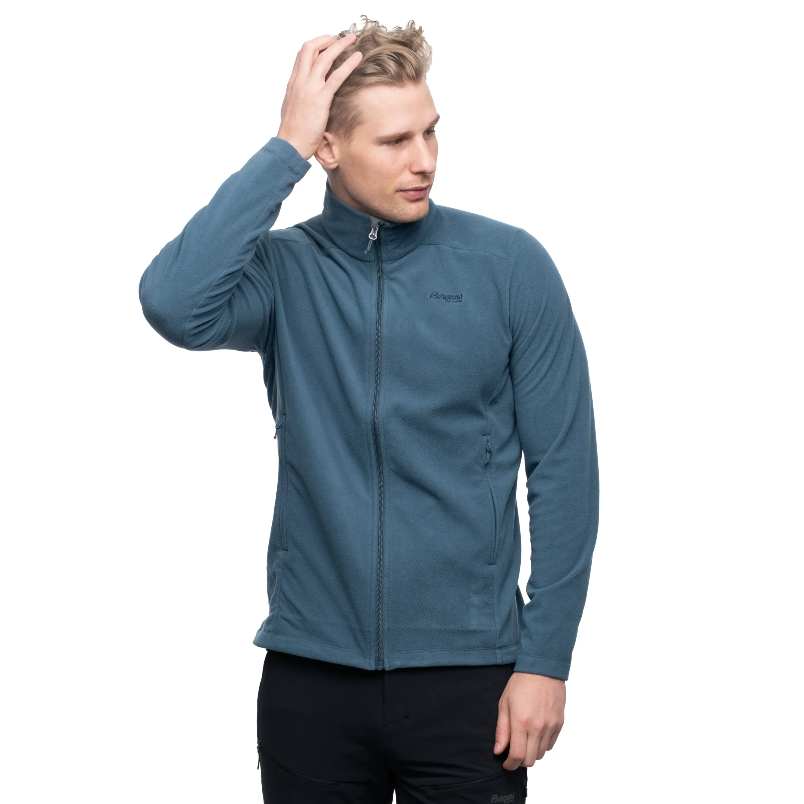 Shop Bergans Finnsnes Fleece Jacket - Orion Blue