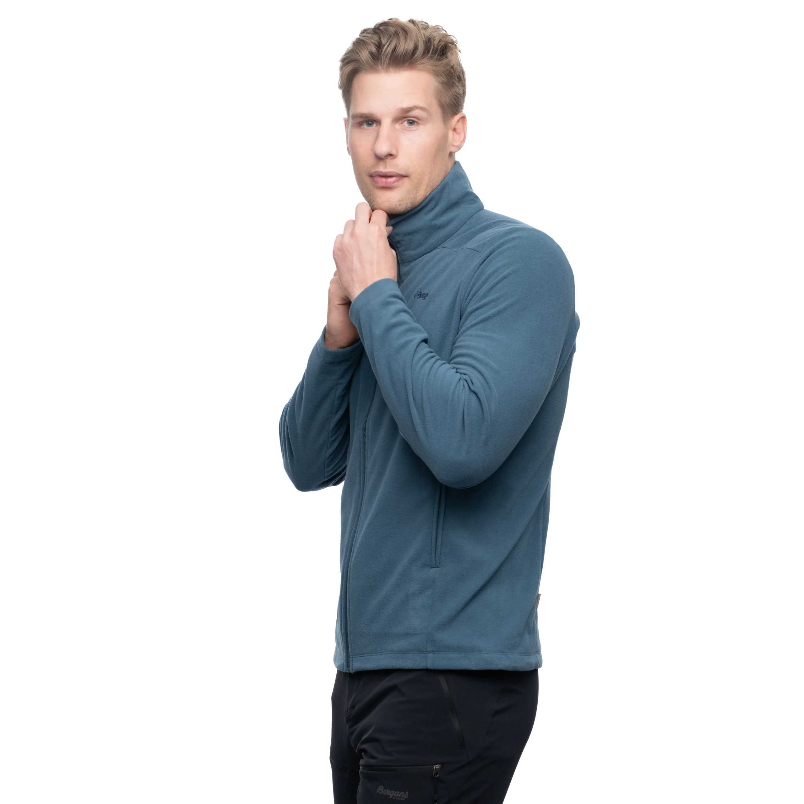 Shop Bergans Finnsnes Fleece Jacket - Orion Blue