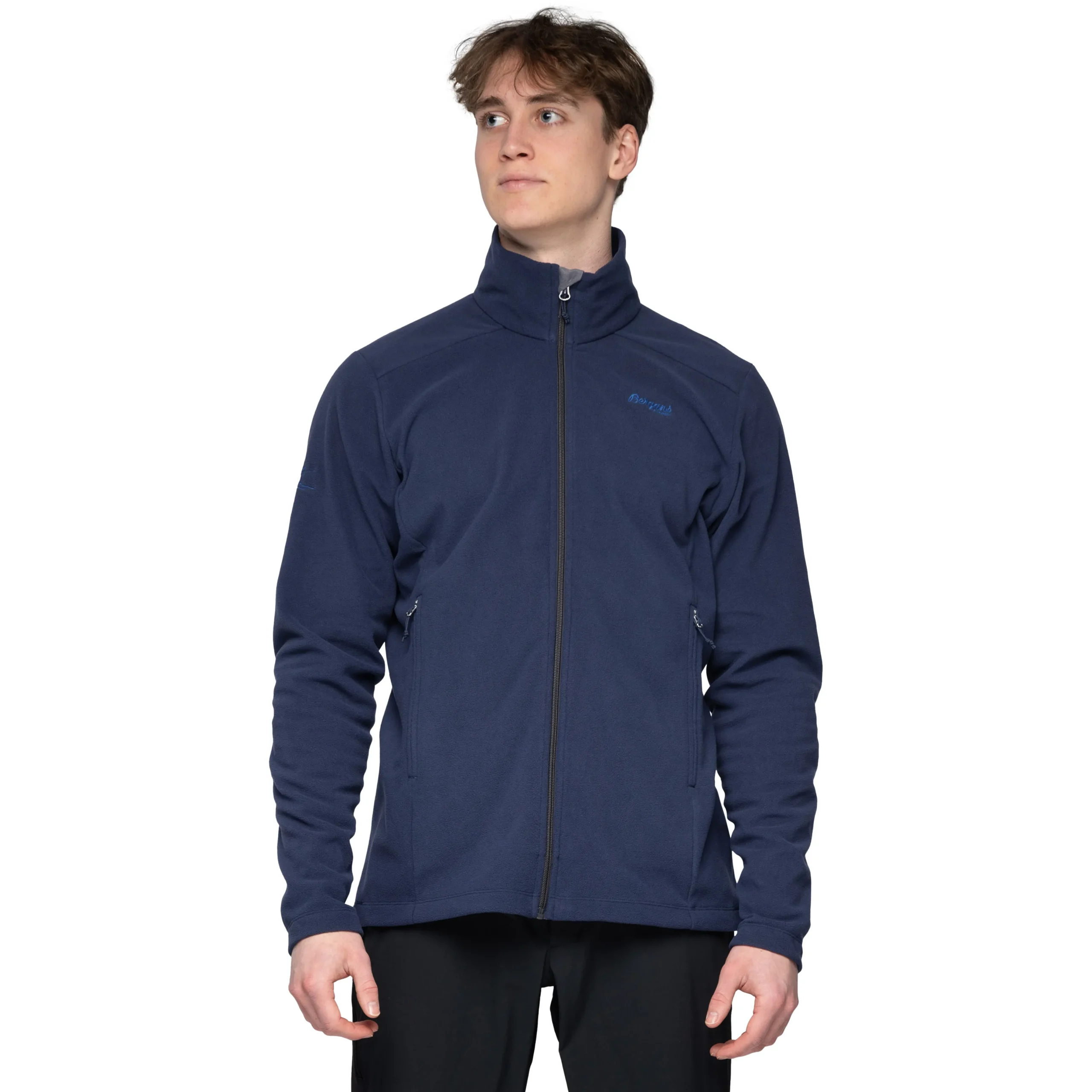Store Bergans Finnsnes Fleece Jacket - Navy Blue
