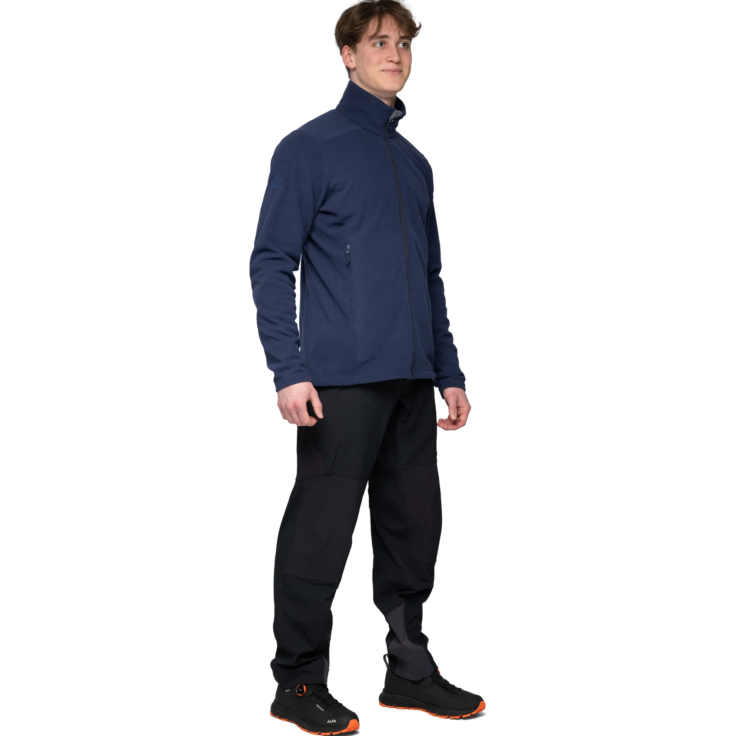 Store Bergans Finnsnes Fleece Jacket - Navy Blue