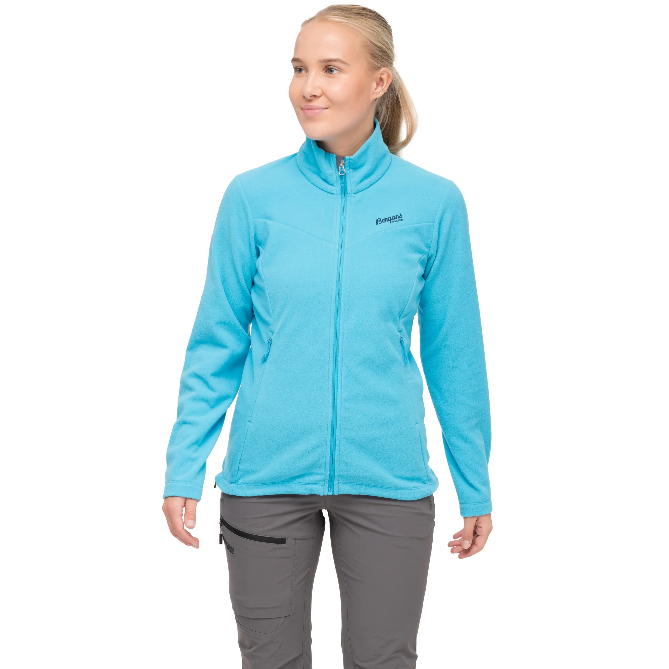 Discount Bergans Finnsnes Fleece W Jacket - Aqua Lagoon