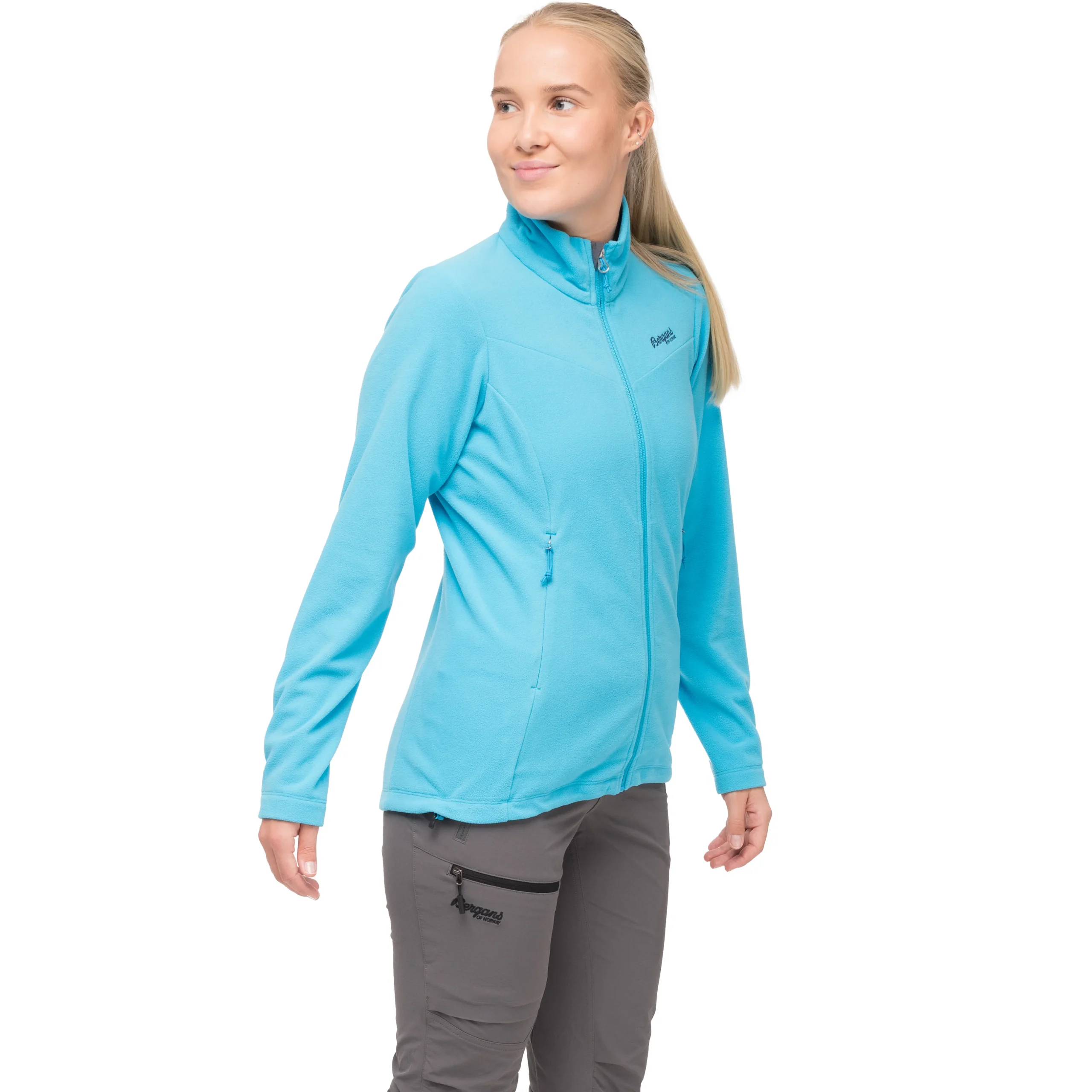 Discount Bergans Finnsnes Fleece W Jacket - Aqua Lagoon