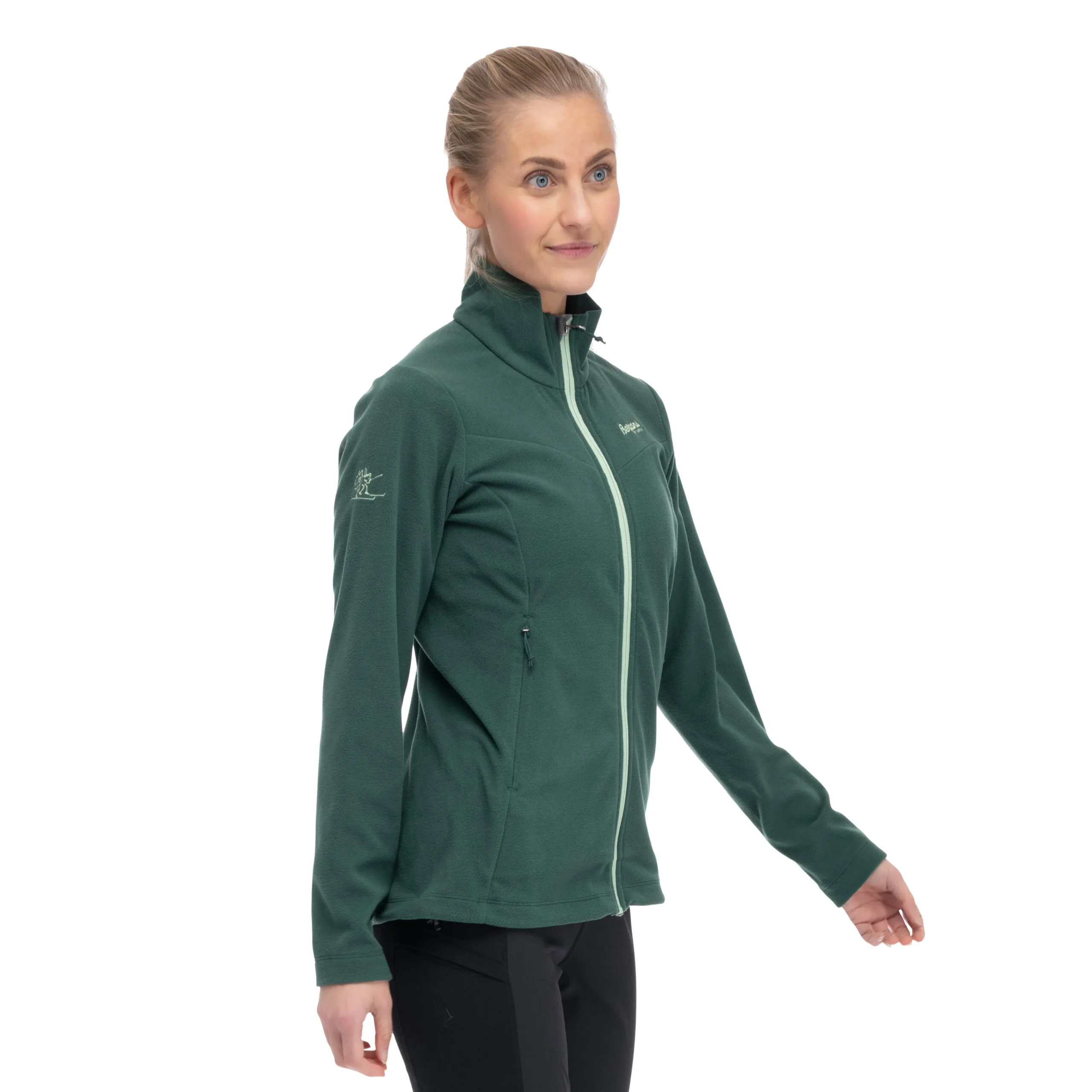 Clearance Bergans Finnsnes Fleece W Jacket - Duke Green