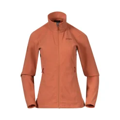 Shop Bergans Finnsnes Fleece W Jacket - Terracotta