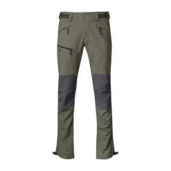 Hot Bergans Fjorda Trekking Hybrid Pants - Green Mud / Solid Dark Grey