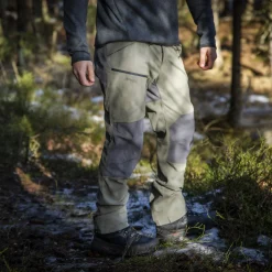 Hot Bergans Fjorda Trekking Hybrid Pants - Green Mud / Solid Dark Grey