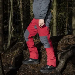 Flash Sale Bergans Fjorda Trekking Hybrid Pants - Red / Solid Dark Grey