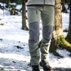 Cheap Bergans Fjorda Trekking Hybrid W Pants - Green Mud / Solid Dark Grey
