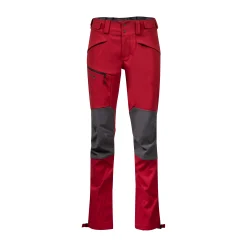 Cheap Bergans Fjorda Trekking Hybrid W Pants - Red / Solid Dark Grey