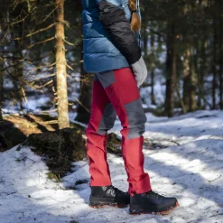 Cheap Bergans Fjorda Trekking Hybrid W Pants - Red / Solid Dark Grey