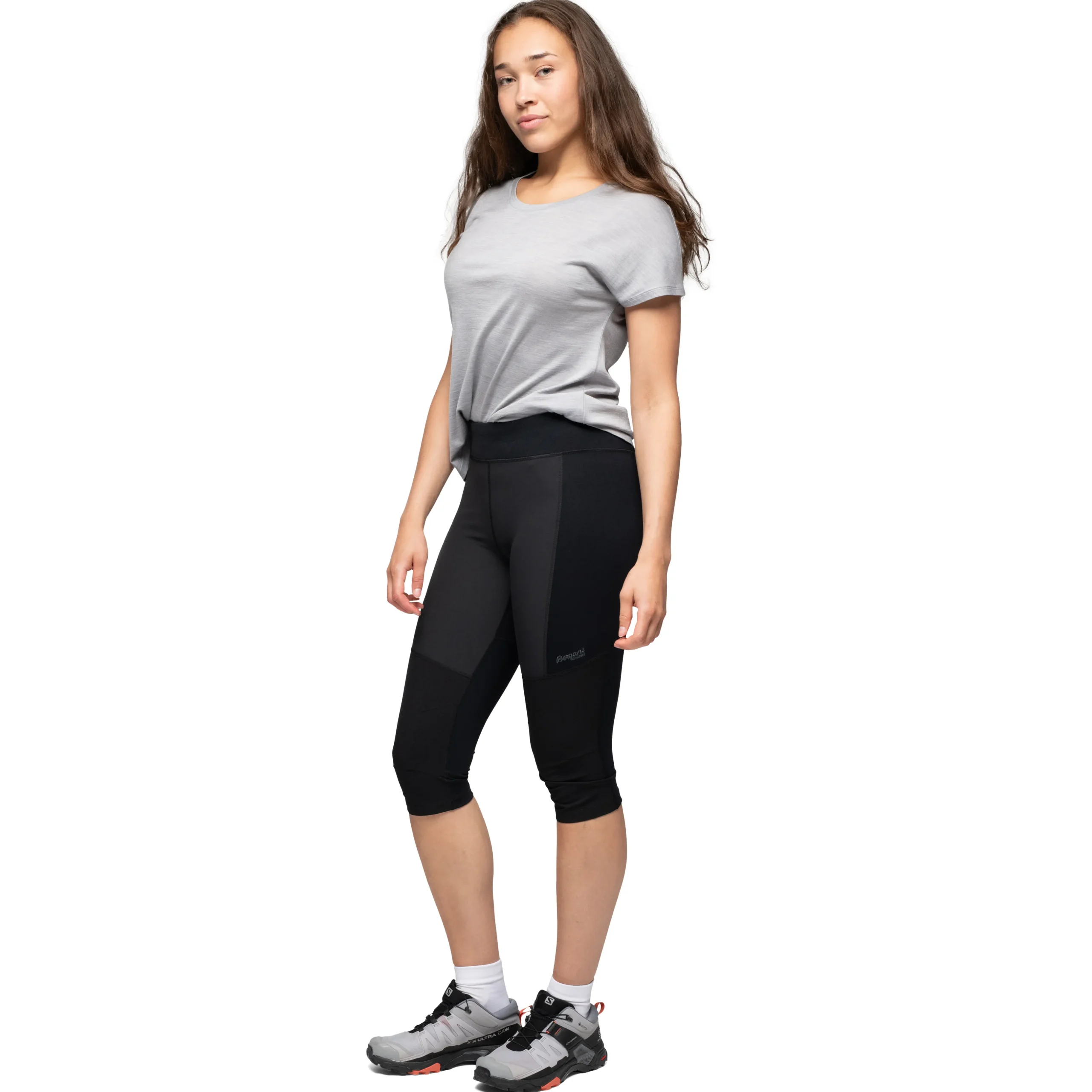 Fashion Bergans Fløyen ¾ Outdoor Tights Women - Black