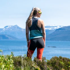 Online Bergans Fløyen ¾ Outdoor Tights Women - Brick / Solid Charcoal