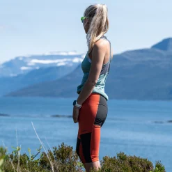 Online Bergans Fløyen ¾ Outdoor Tights Women - Brick / Solid Charcoal