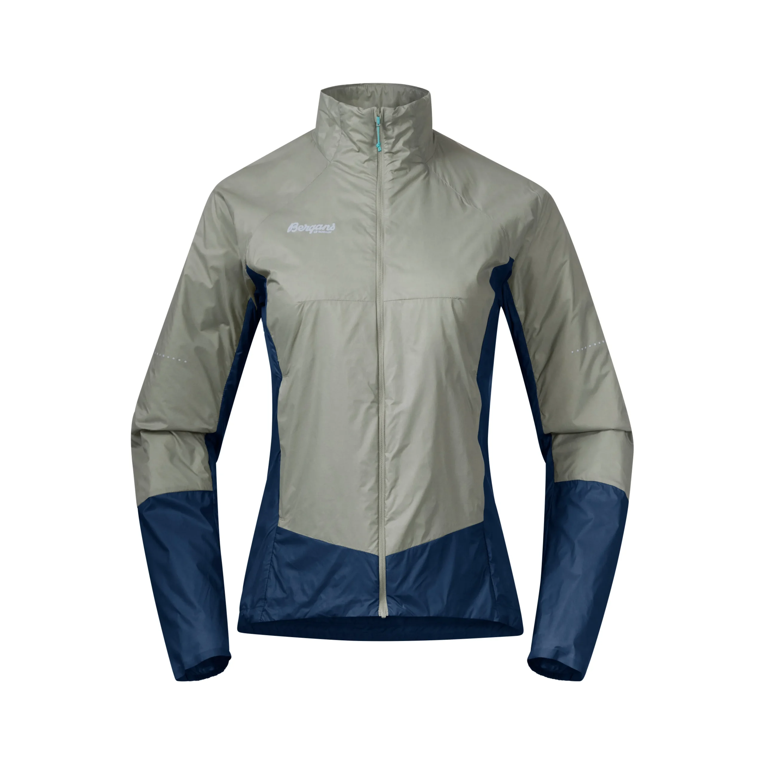 Sale Bergans Fløyen Light Insulated W Jacket - Light Green Mud / Navy
