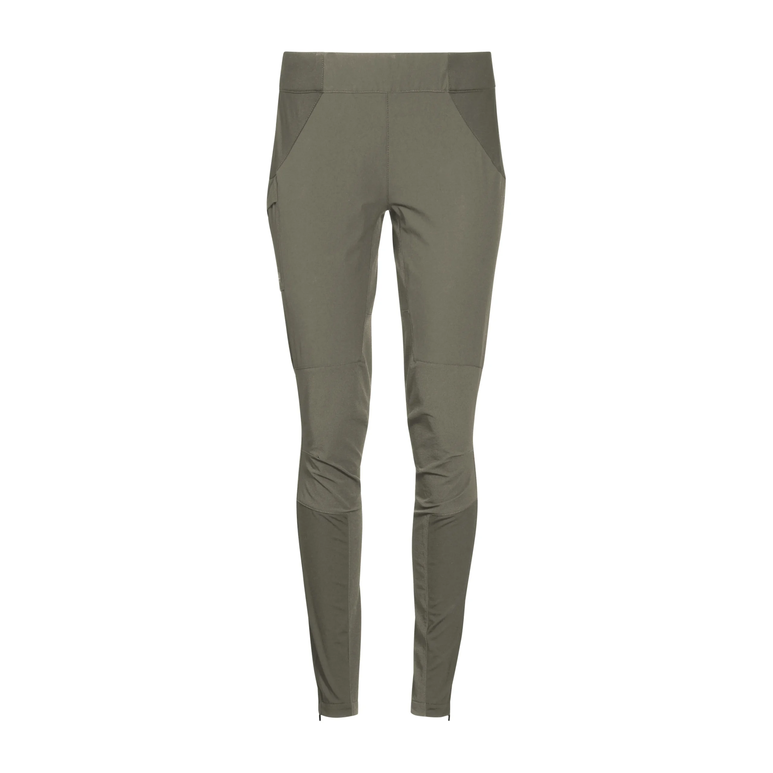 Store Bergans Fløyen Original Tight Pants Women - Dark Green Mud