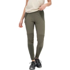 Store Bergans Fløyen Original Tight Pants Women - Dark Green Mud
