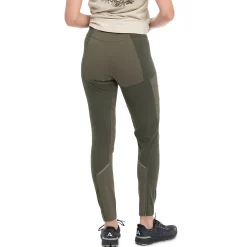 Store Bergans Fløyen Original Tight Pants Women - Dark Green Mud