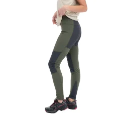 Cheap Bergans Fløyen Outdoor Tights Women - Dark Green Mud / Dark Shadow Grey