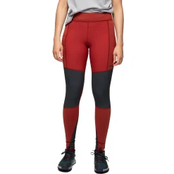 Cheap Bergans Fløyen Outdoor Tights Women - Chianti Red