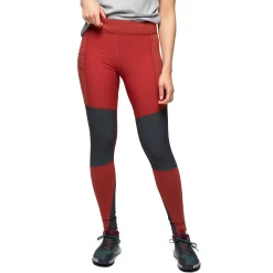 Cheap Bergans Fløyen Outdoor Tights Women - Chianti Red