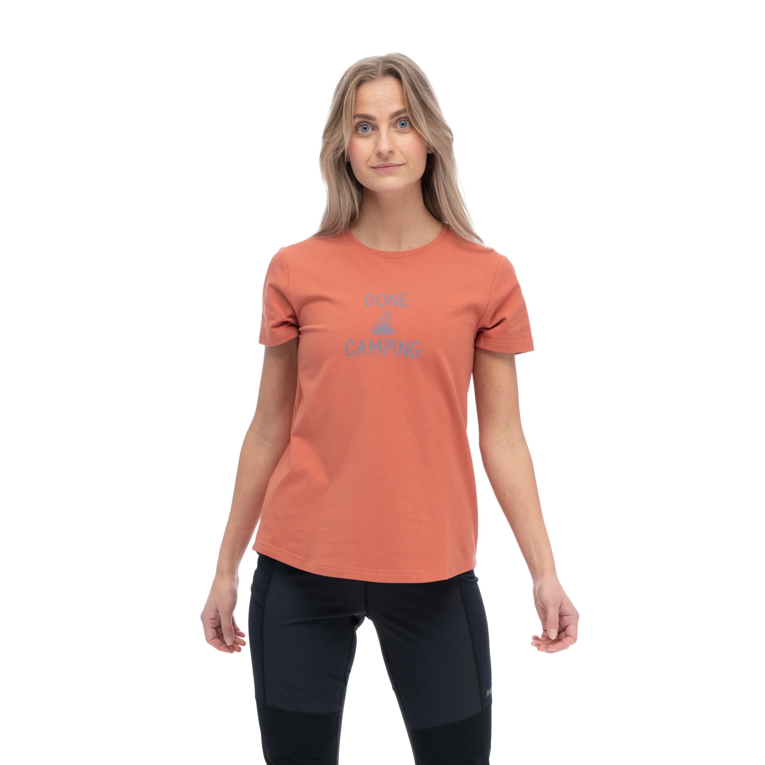 Clearance Bergans Graphic W Tee - Terracotta