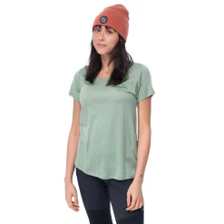 Fashion Bergans Graphic Wool W Tee - Jade Green