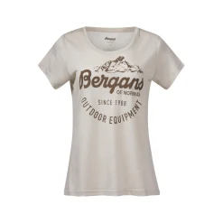Best Sale Bergans Graphic Wool W Tee - Chalk Sand