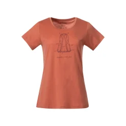 Best Sale Bergans Graphic Wool W Tee - Terracotta