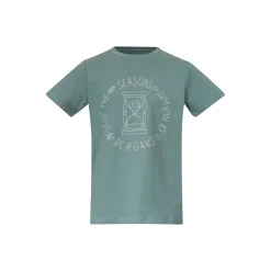 New Bergans Graphic Youth Tee - Light Forest Frost