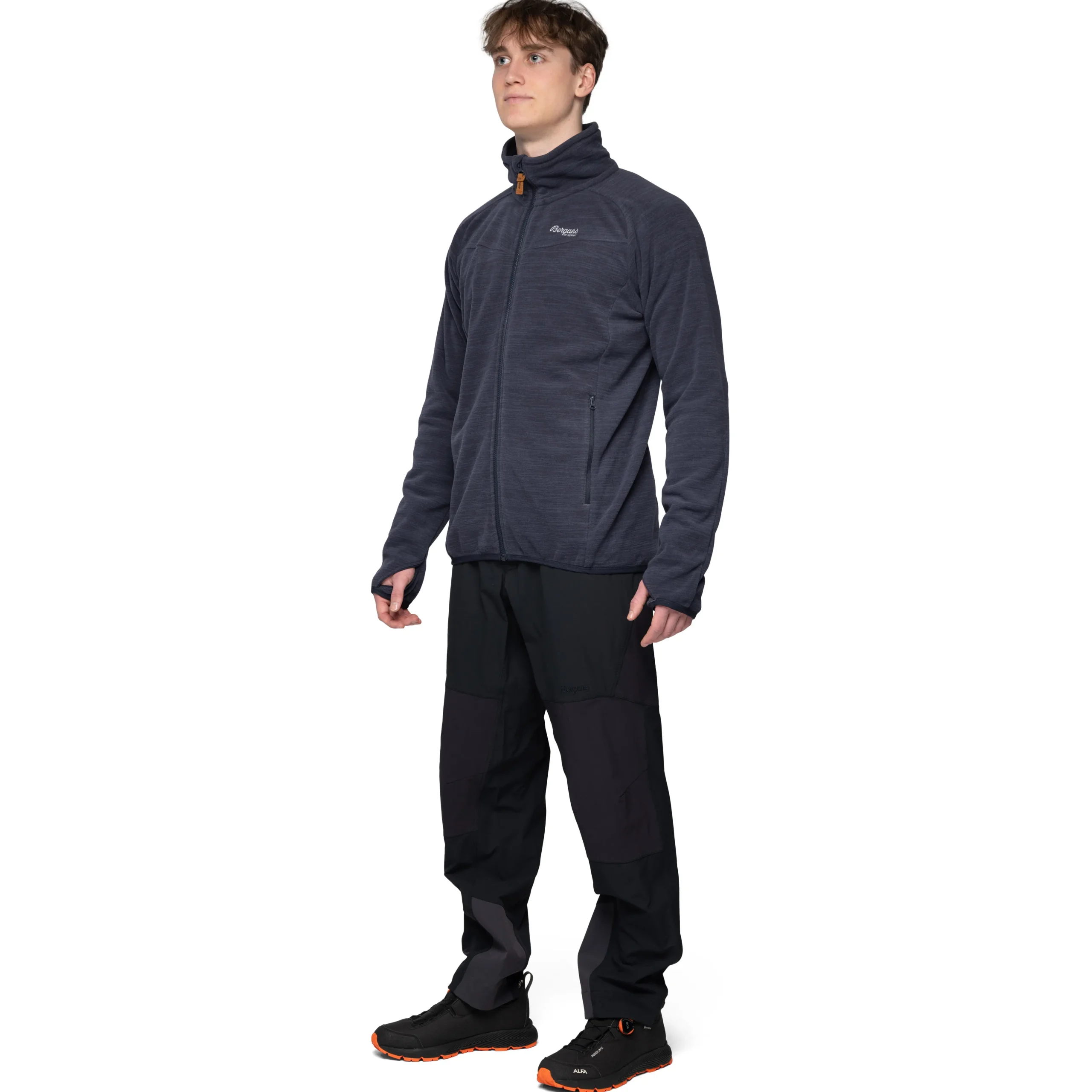 Online Bergans Hareid Fleece Jacket NoHood - Dark Navy