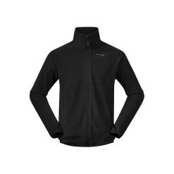 Clearance Bergans Hareid Fleece Jacket NoHood - Black