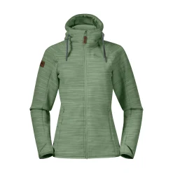 Flash Sale Bergans Hareid Fleece W Jacket - Jade Green