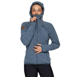 Outlet Bergans Hareid Fleece W Jacket - Orion Blue