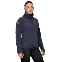 Cheap Bergans Hareid Fleece W Jacket NoHood - Dark Navy