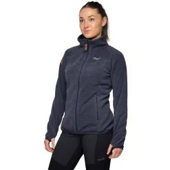 Cheap Bergans Hareid Fleece W Jacket NoHood - Dark Navy
