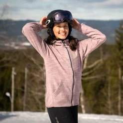 Hot Bergans Hareid Youth Girl Jacket - Lilac Chalk