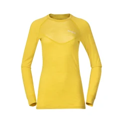 Store Bergans Inner:Light W Long Sleeve - Pineapple