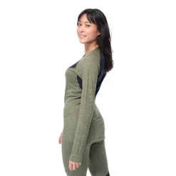Shop Bergans Inner:Light W Long Sleeve - Olive Green