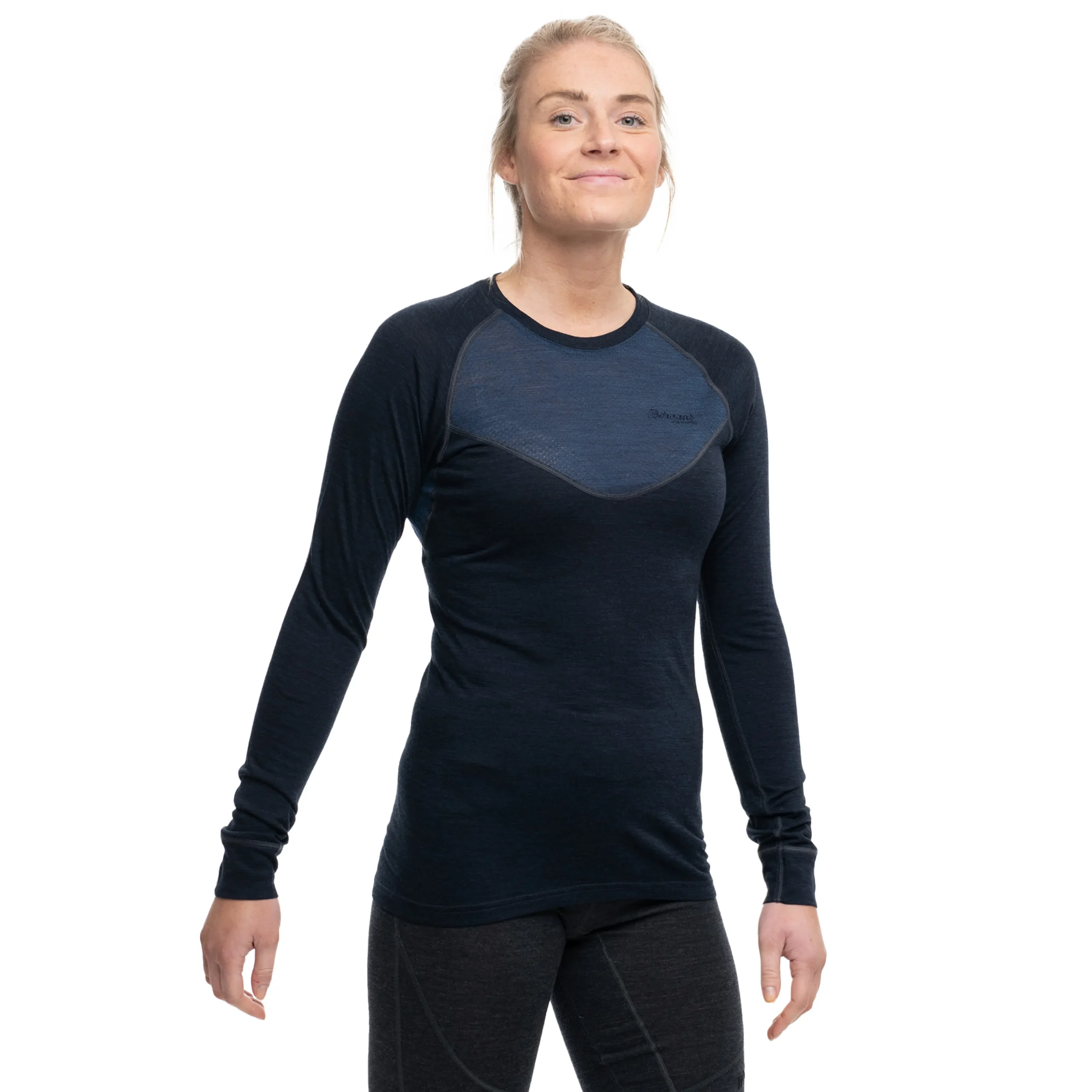 Best Bergans Inner:Light W Long Sleeve - Dark Navy